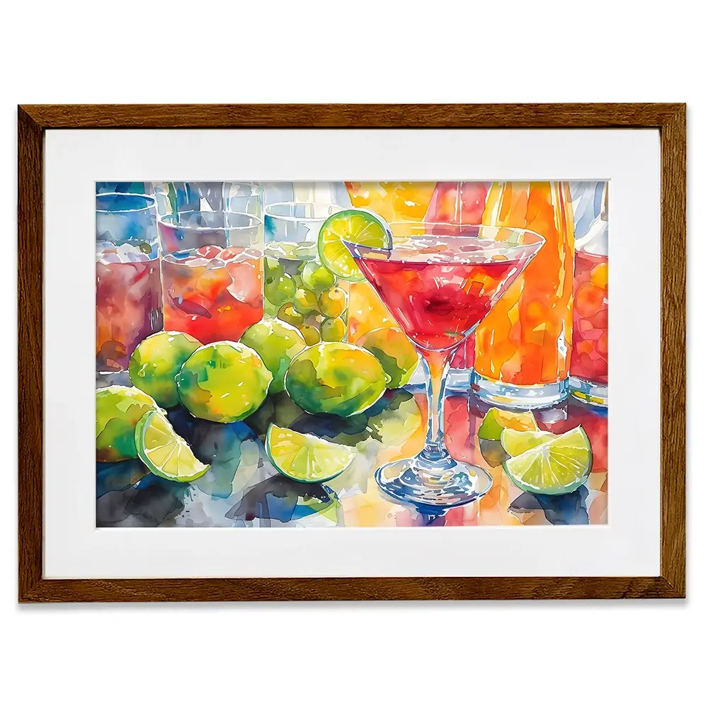 Lime Slice Framed Art Print Lime Slice Framed Art Print wall art product Art Print Shop