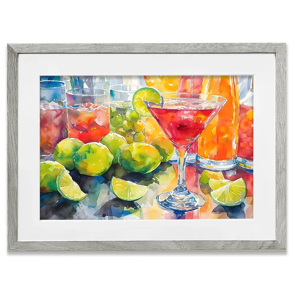 Lime Slice Framed Art Print Lime Slice Framed Art Print wall art product Art Print Shop