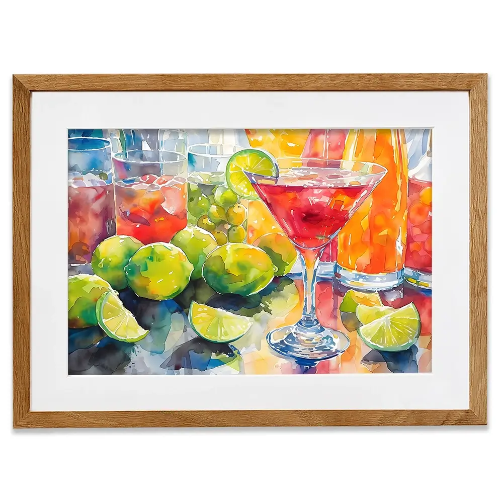 Lime Slice Framed Art Print Lime Slice Framed Art Print wall art product Art Print Shop