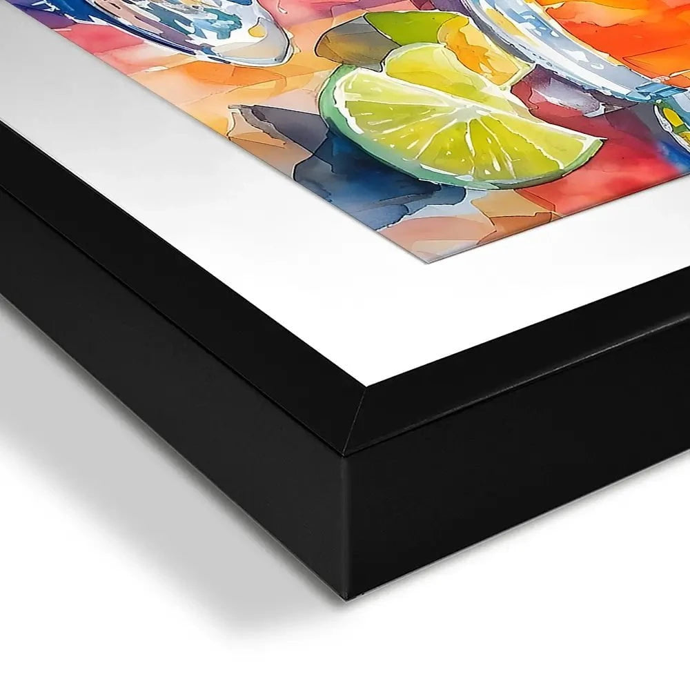 Lime Slice Framed Art Print Lime Slice Framed Art Print wall art product Art Print Shop