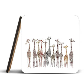 Line Of Giraffes Coaster Set Line Of Giraffes Coaster Set wall art product fresher / Shutterstock
