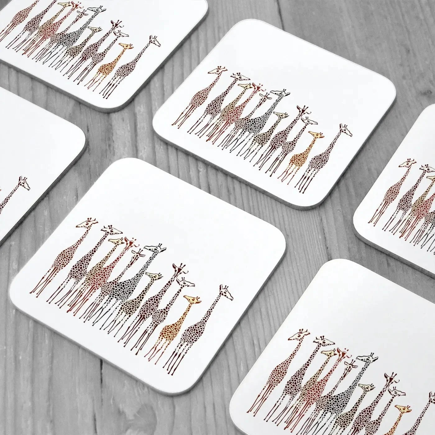 Line Of Giraffes Coaster Set Line Of Giraffes Coaster Set wall art product fresher / Shutterstock
