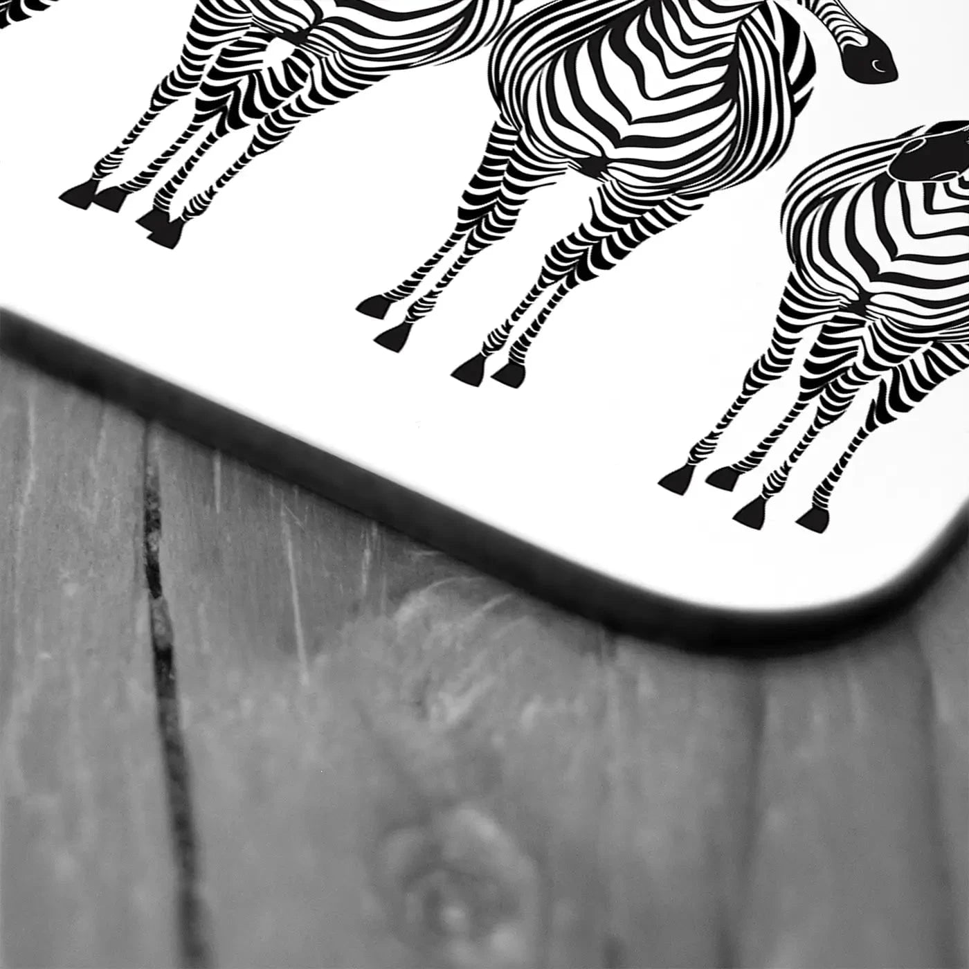 Line Of Zebras Coaster Set Line Of Zebras Coaster Set wall art product fresher / Shutterstock