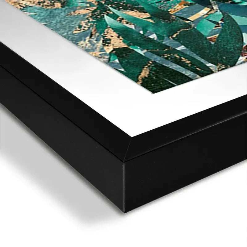 Lion Behind The Leaves Framed Art Print Lion Behind The Leaves Framed Art Print wall art product Sarah Manovski