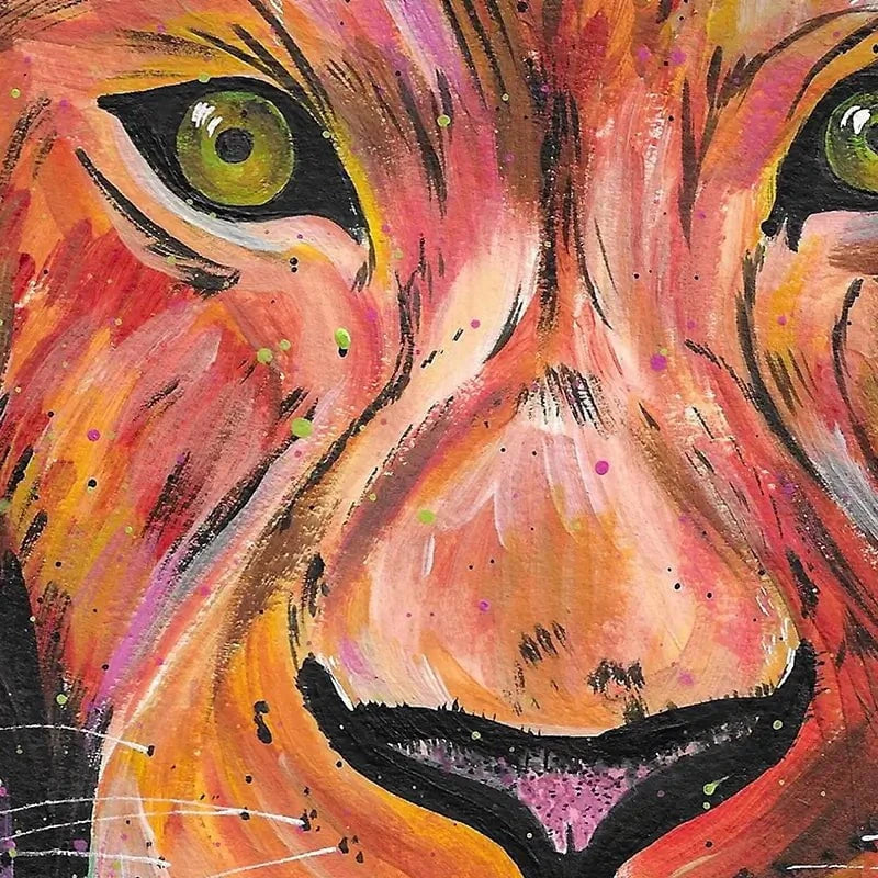 Lion Elio Canvas Print Lion Elio Canvas Print wall art product Emma LC Art