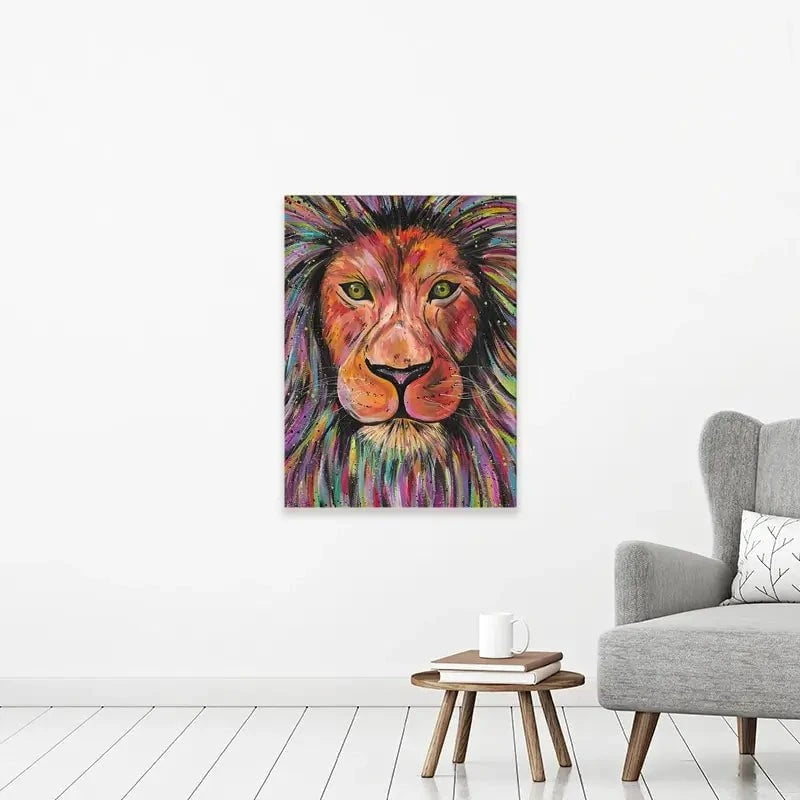 Lion Elio Canvas Print Lion Elio Canvas Print wall art product Emma LC Art