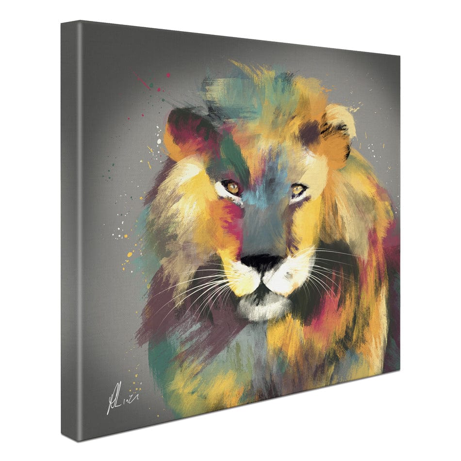 Lion Multi Canvas Print wall art product Aimee Linzi