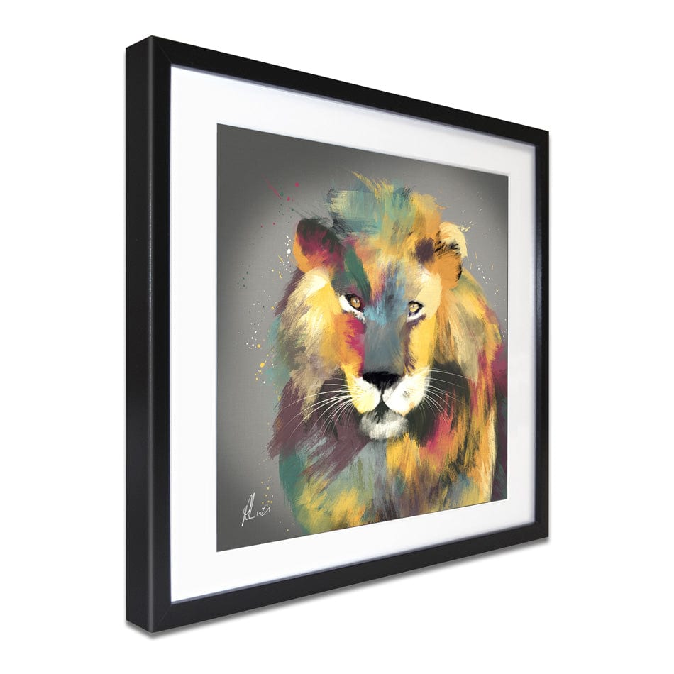 Lion Multi Framed Art Print wall art product Aimee Linzi