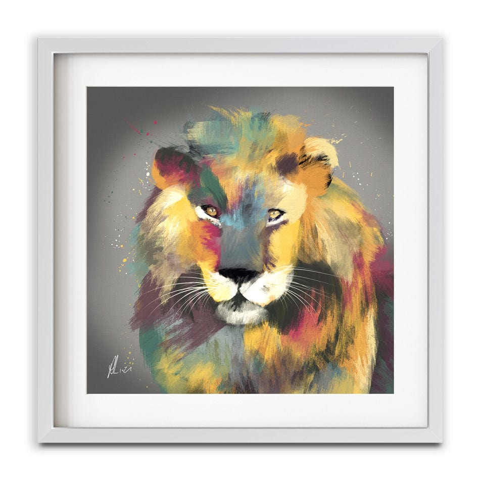 Lion Multi Framed Art Print wall art product Aimee Linzi