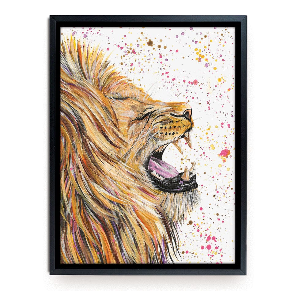 Lion Rory Canvas Print wall art product Emma LC Art