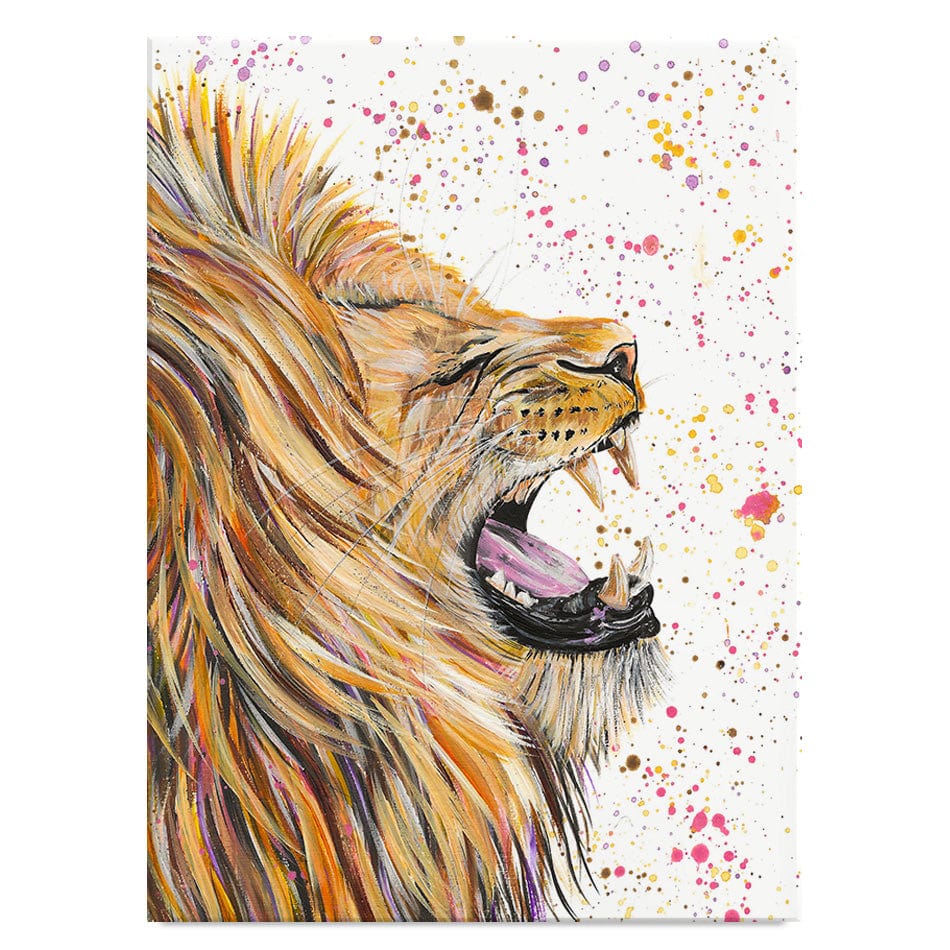 Lion Rory Canvas Print wall art product Emma LC Art
