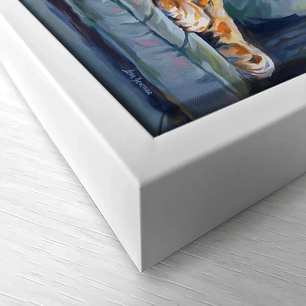 Lion's Day Off Canvas Print Lion's Day Off Canvas Print wall art product Leon Devenice