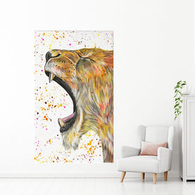 Lioness Reeva Canvas Print wall art product Emma LC Art