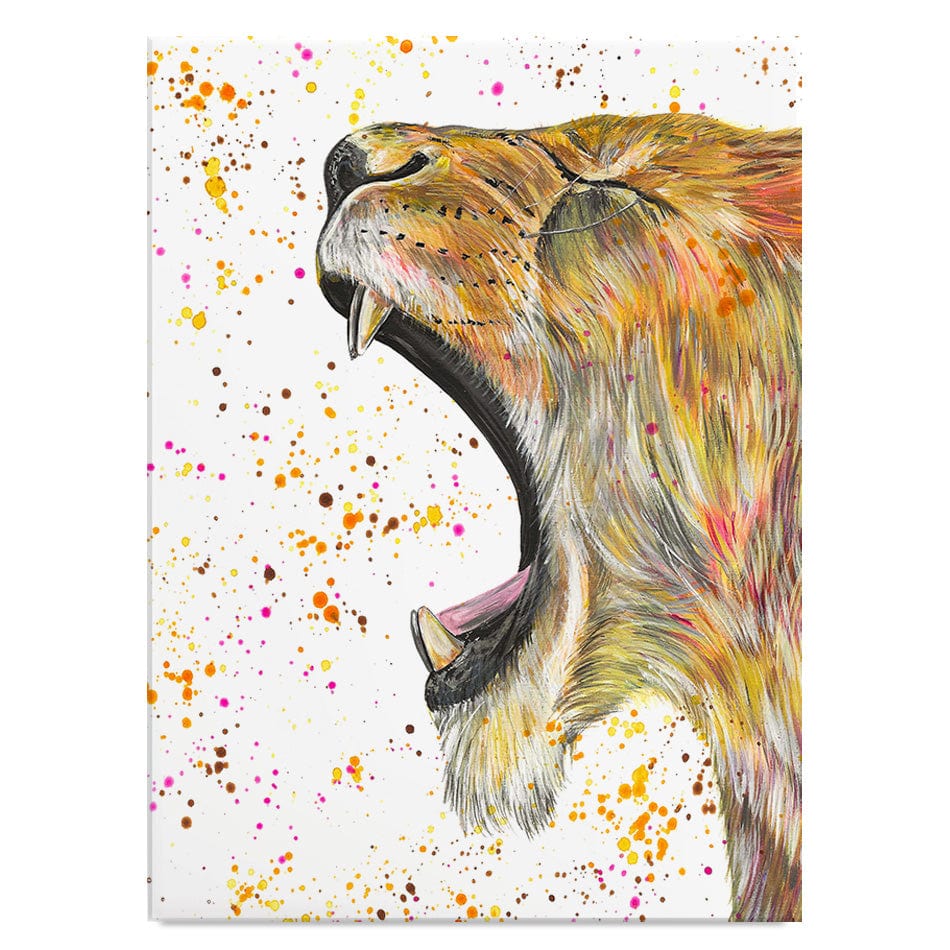 Lioness Reeva Canvas Print wall art product Emma LC Art