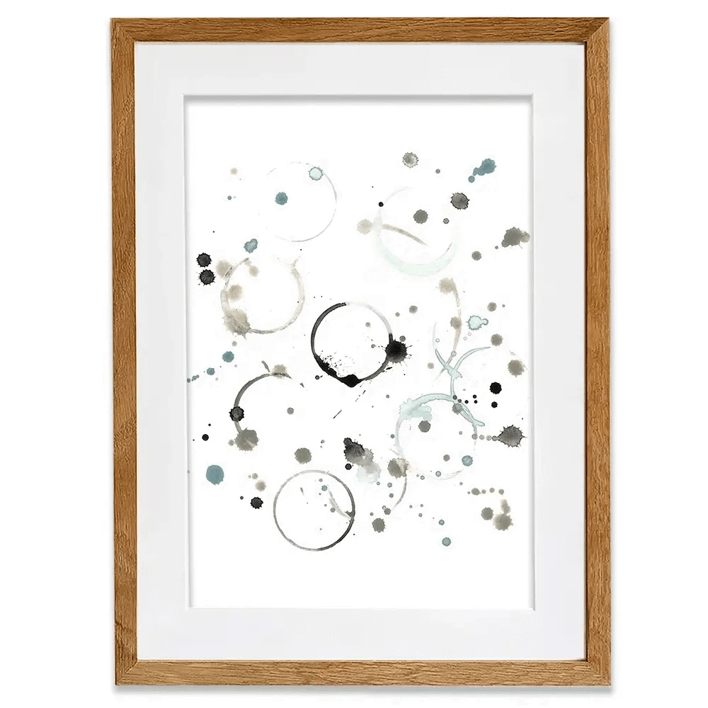 Liquid Orbit Framed Art Print Liquid Orbit Framed Art Print wall art product June Erica Vess