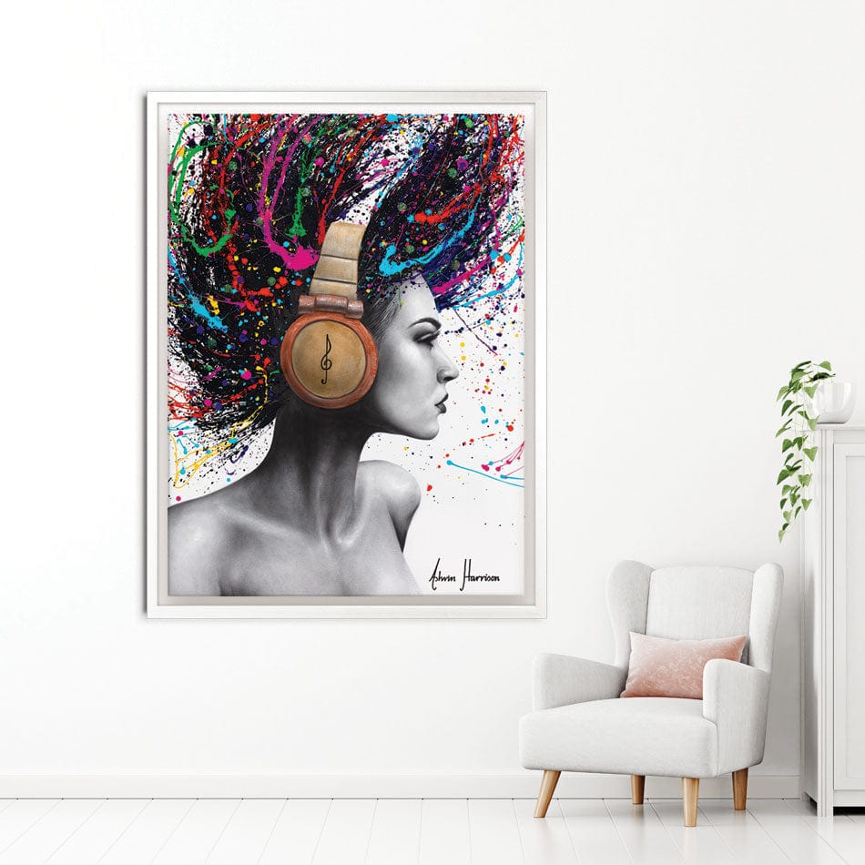 Listen Loud Canvas Print wall art product Ashvin Harrison