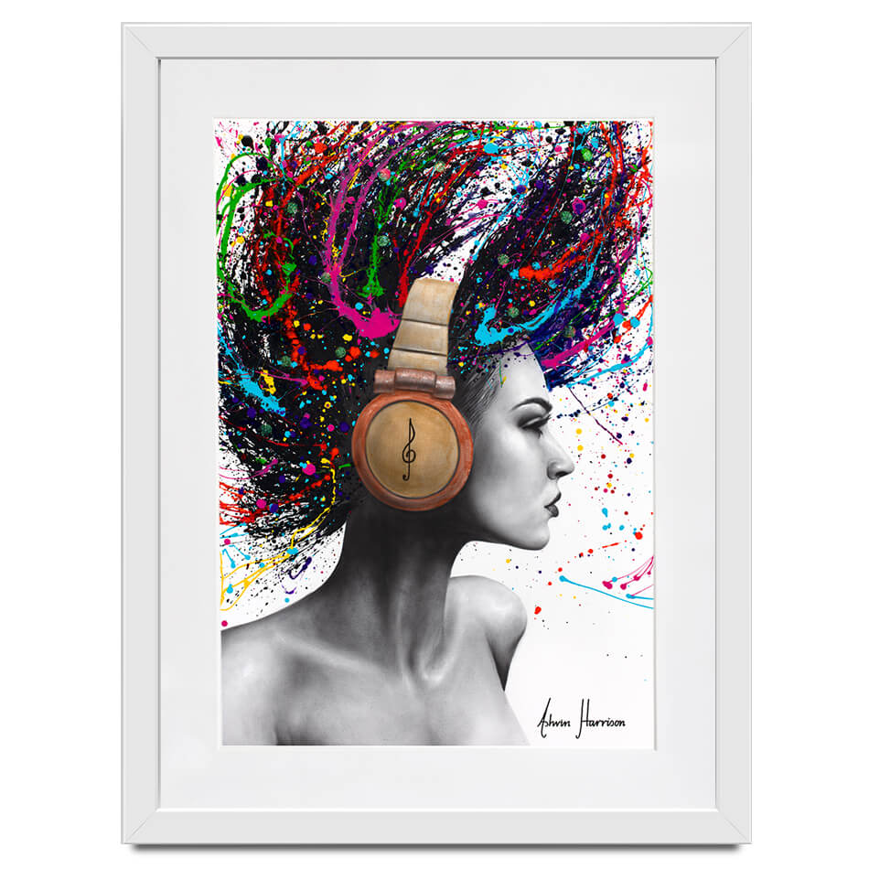 Listen Loud Framed Art Print Listen Loud Framed Art Print wall art product Ashvin Harrison
