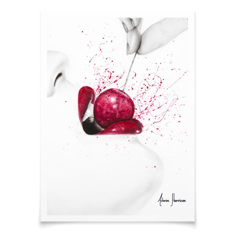 Little Sweet Cherry Art Print wall art product Ashvin Harrison