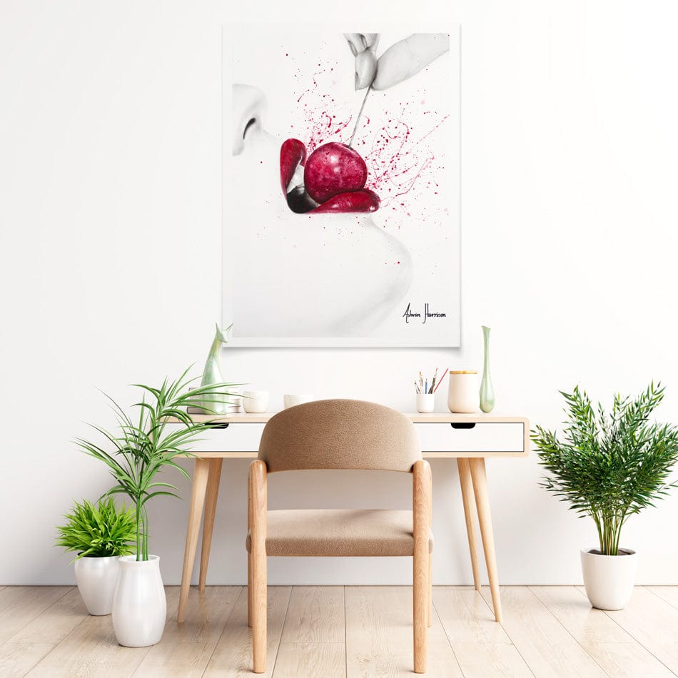 Little Sweet Cherry Art Print wall art product Ashvin Harrison