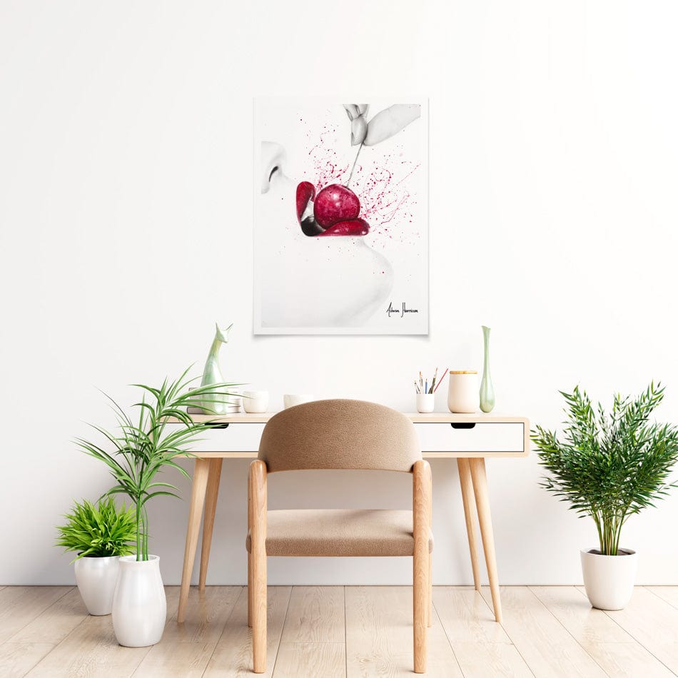 Little Sweet Cherry Art Print wall art product Ashvin Harrison