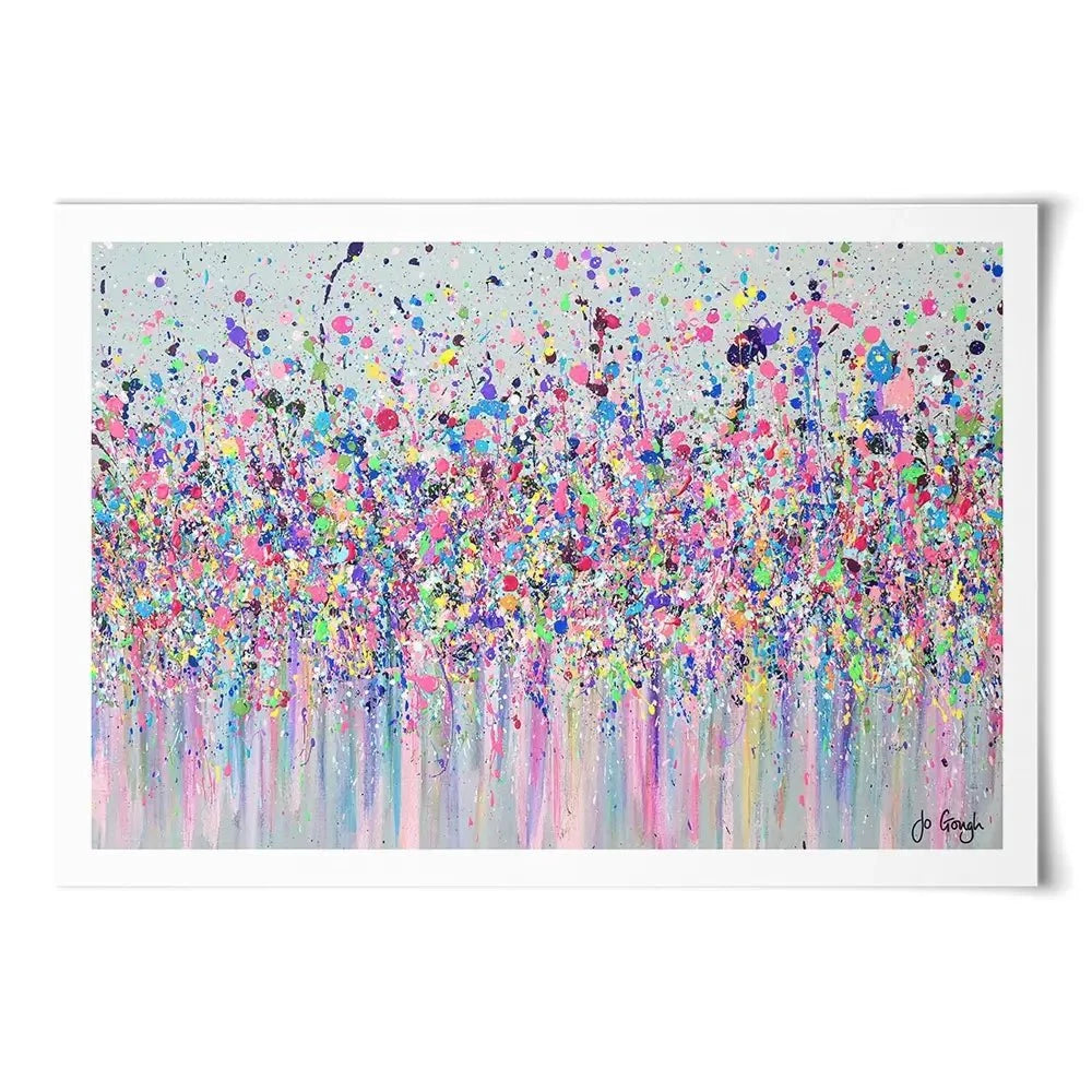 Live Life In Colour Art Print