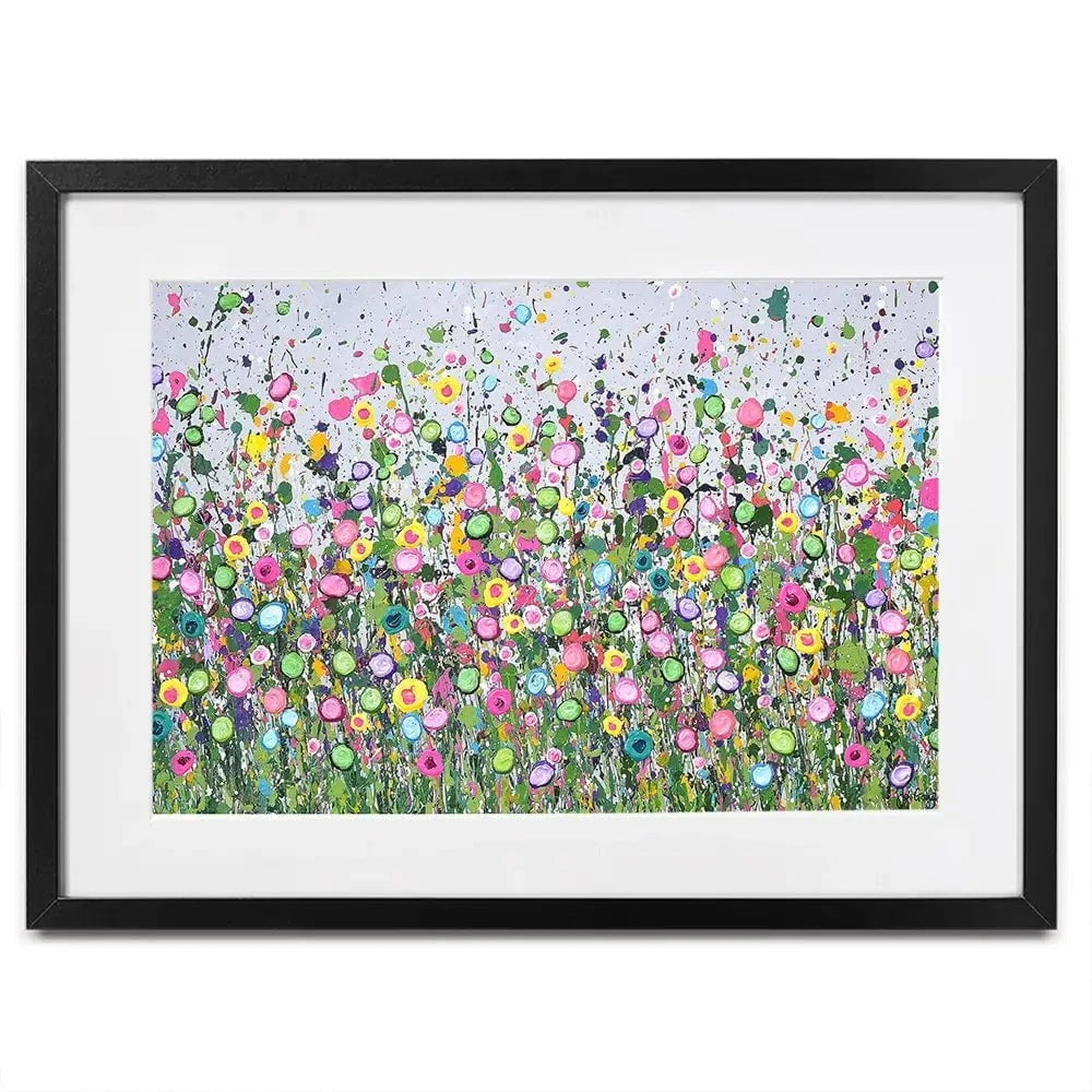 Live Life In Full Bloom Framed Art Print