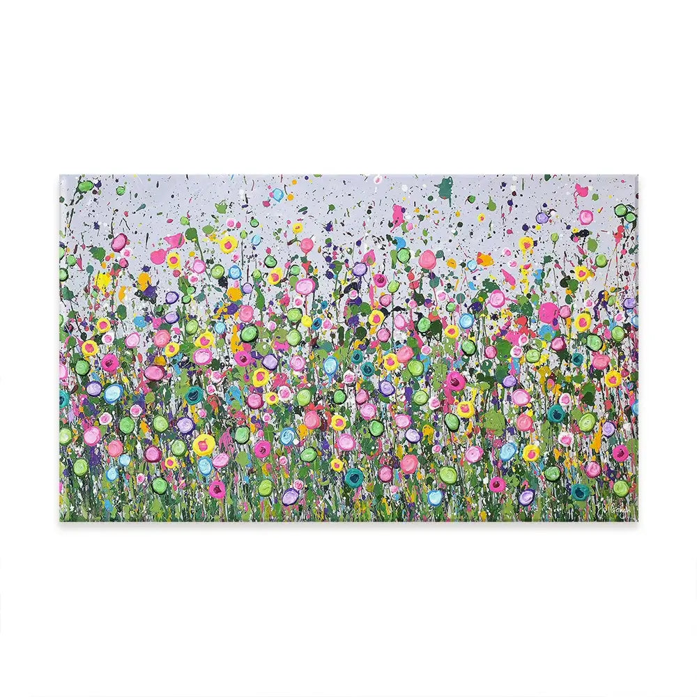 Live Life In Full Bloom Oversized Canvas Print Live Life In Full Bloom Oversized Canvas Print wall art product Jo Gough