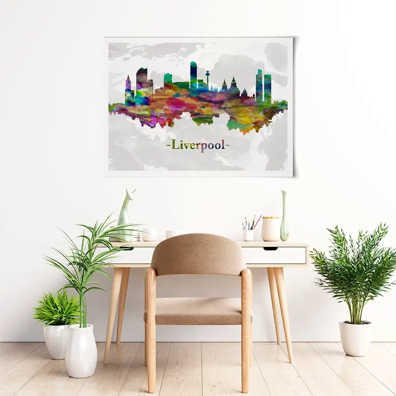 Liverpool In Colour Art Print Liverpool In Colour Art Print wall art product Towseef Dar / Shutterstock