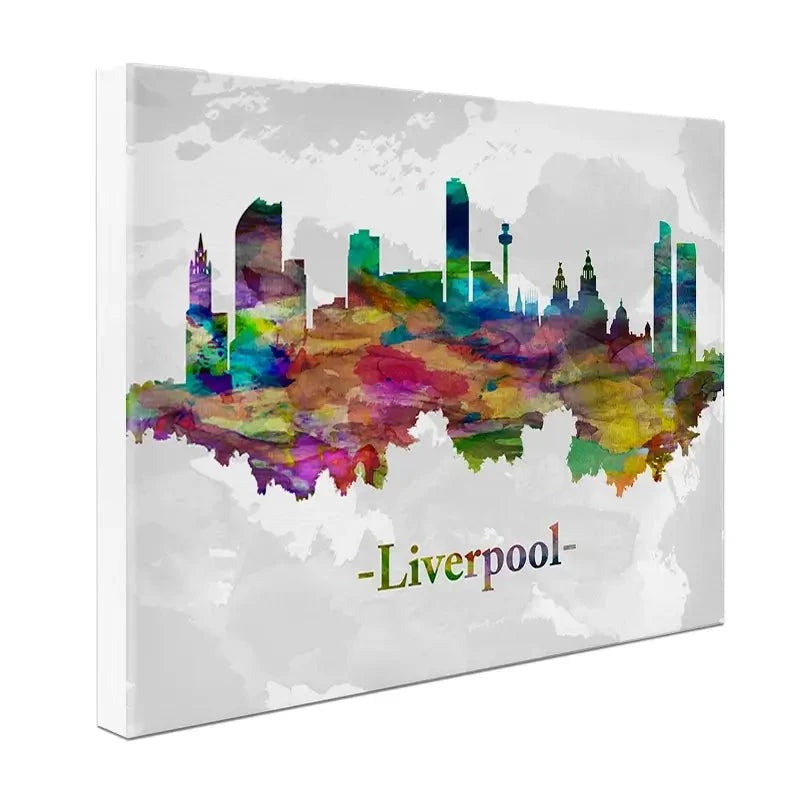 Liverpool In Colour Canvas Print Liverpool In Colour Canvas Print wall art product Towseef Dar / Shutterstock