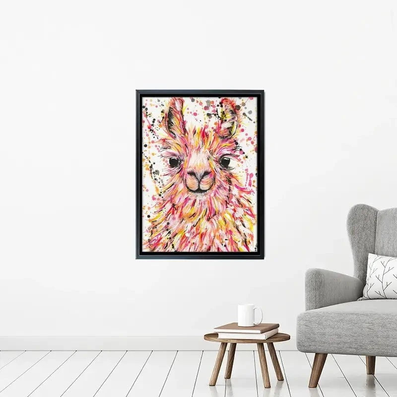 Llama Dusty Canvas Print Llama Dusty Canvas Print wall art product Emma LC Art