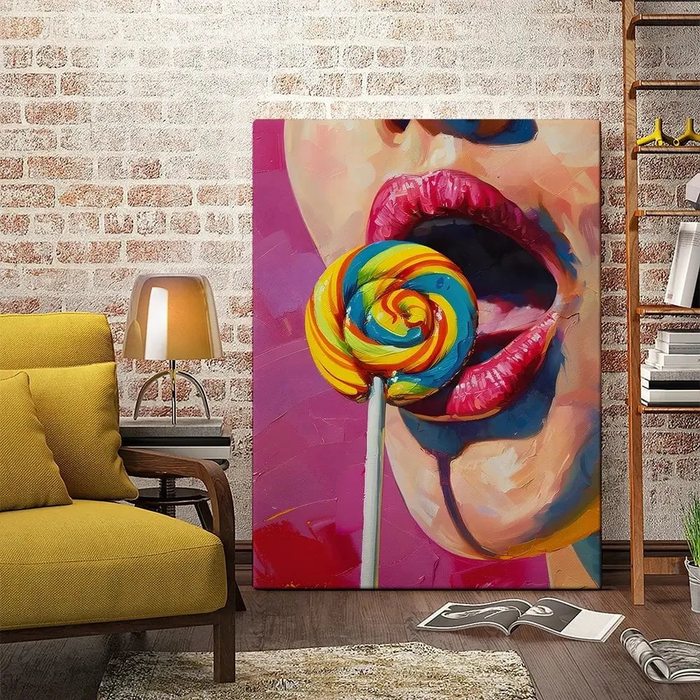 Lollipop Canvas Print Lollipop Canvas Print wall art product Art Print Shop