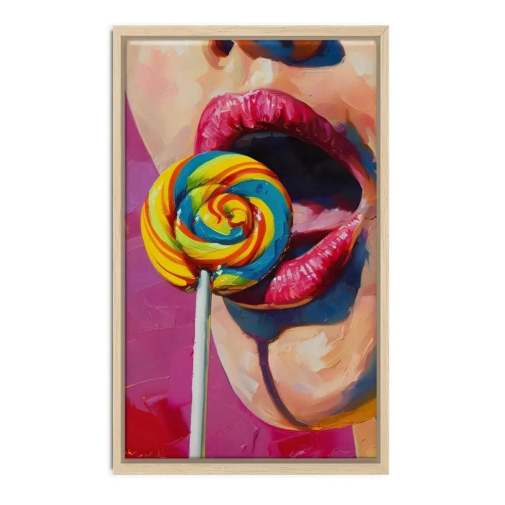 Lollipop Canvas Print Lollipop Canvas Print wall art product Art Print Shop