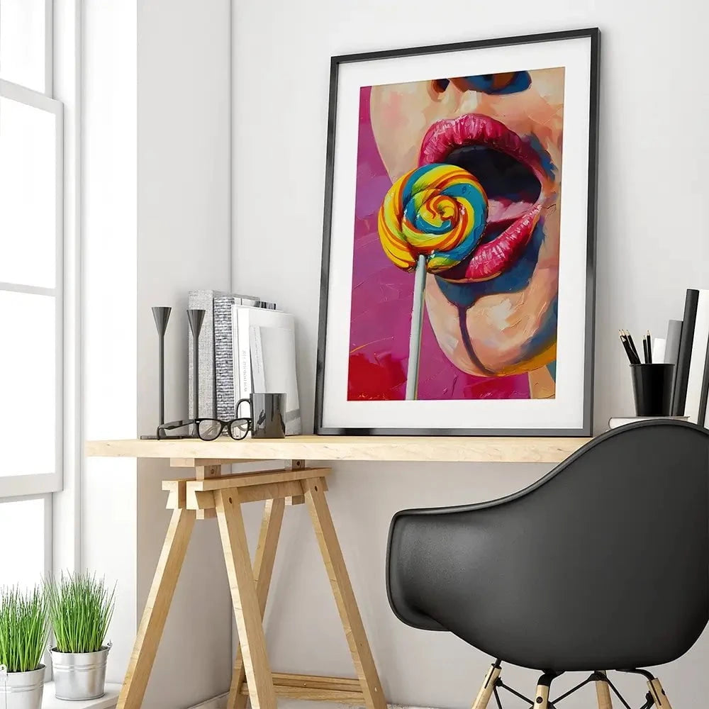 Lollipop Framed Art Print Lollipop Framed Art Print wall art product Art Print Shop