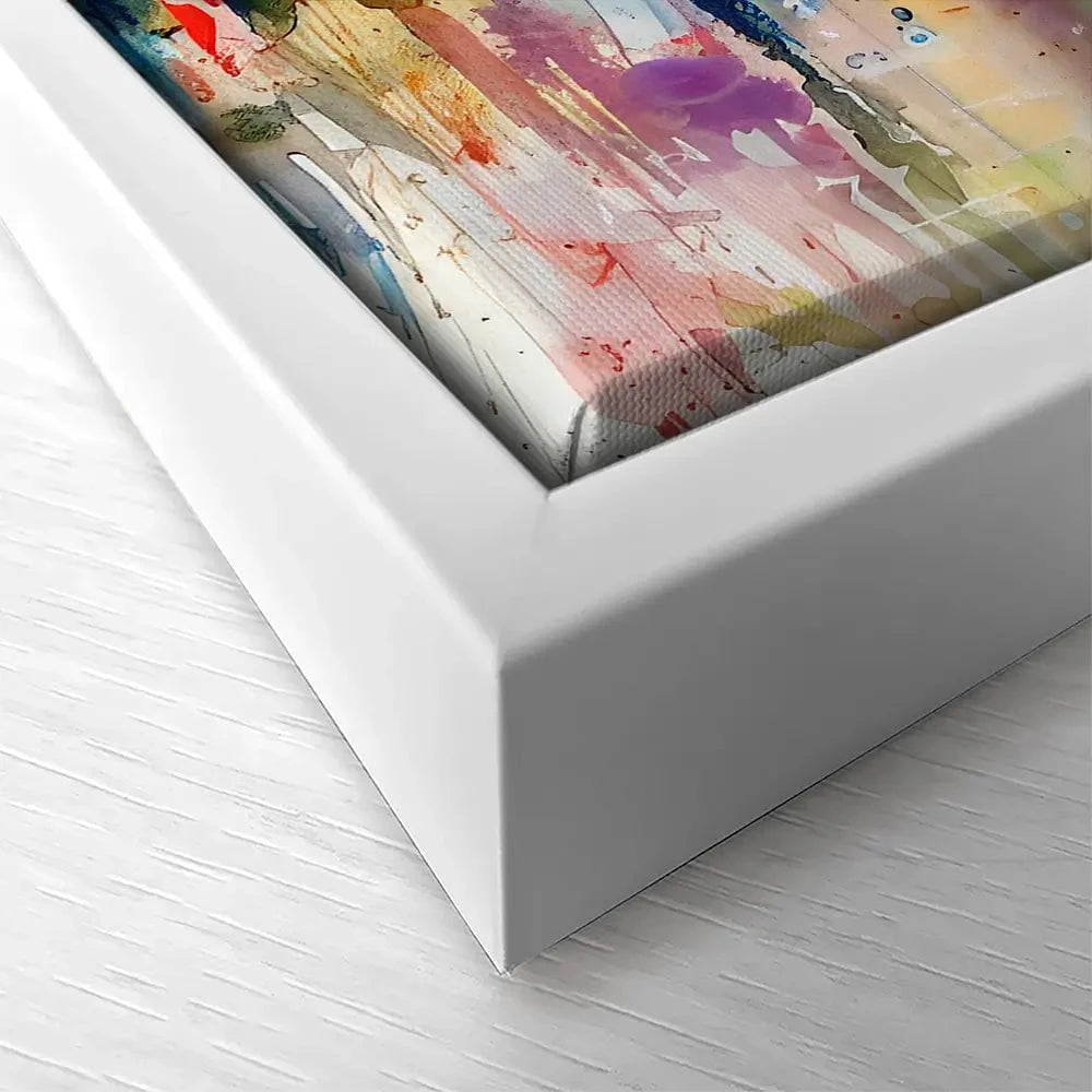 London Bus Square Canvas Print London Bus Square Canvas Print wall art product David Alexander Elder