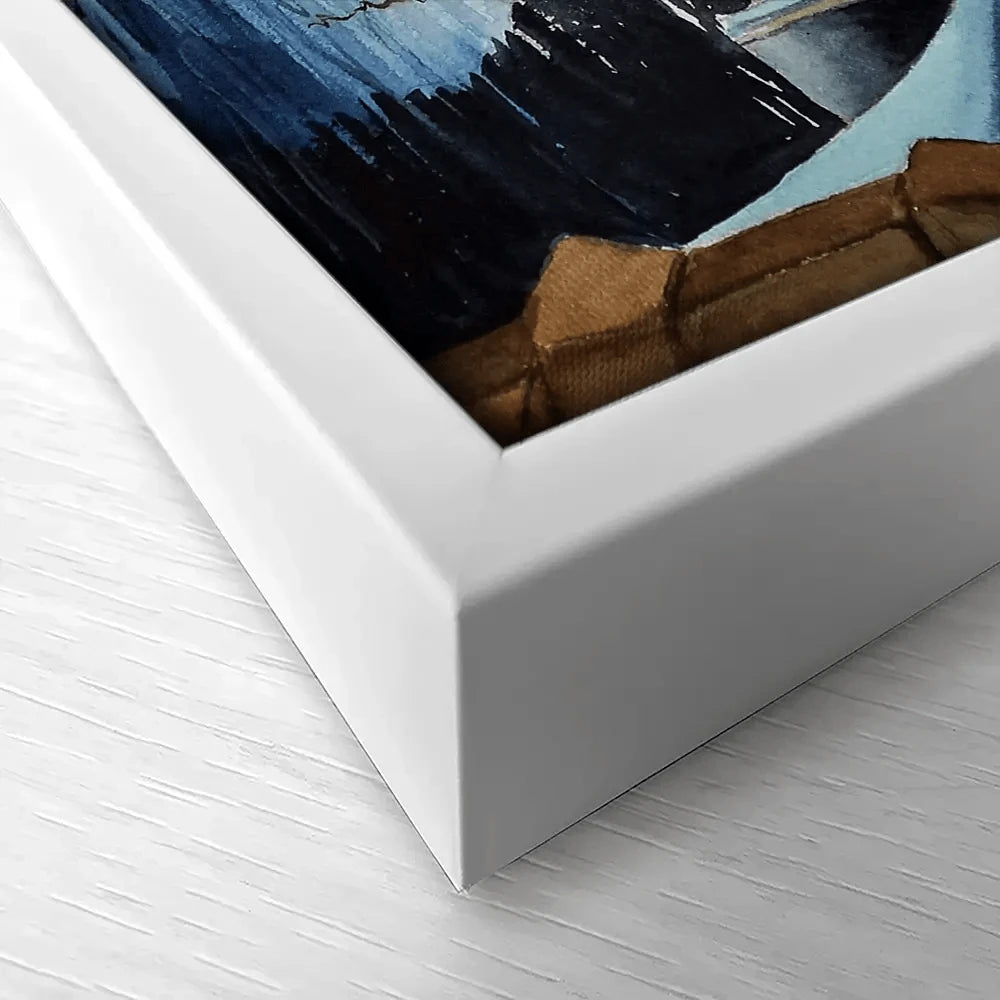 London In Watercolour Canvas Print London In Watercolour Canvas Print wall art product Art_KVA / Shutterstock