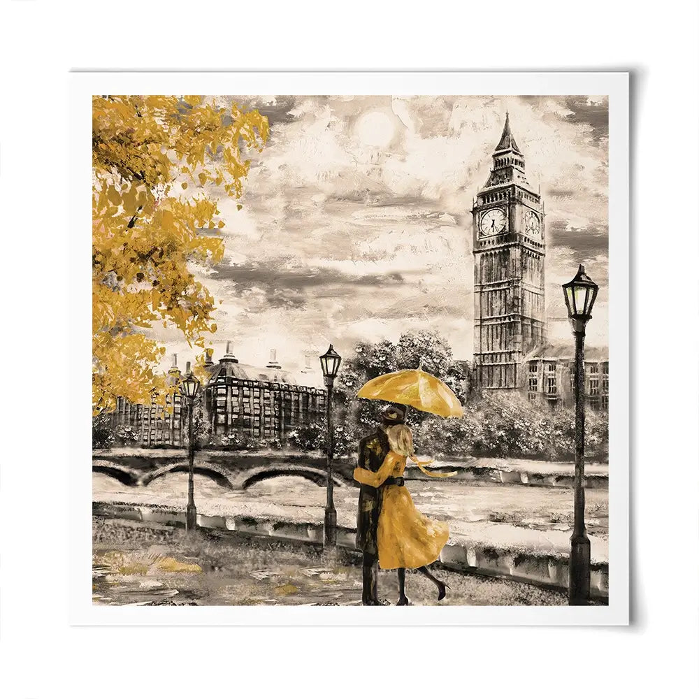 London View Square Art Print London View Square Art Print wall art product lisima / Shutterstock