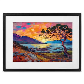 Lonesome Pine Framed Art Print Lonesome Pine Framed Art Print wall art product David Alexander Elder