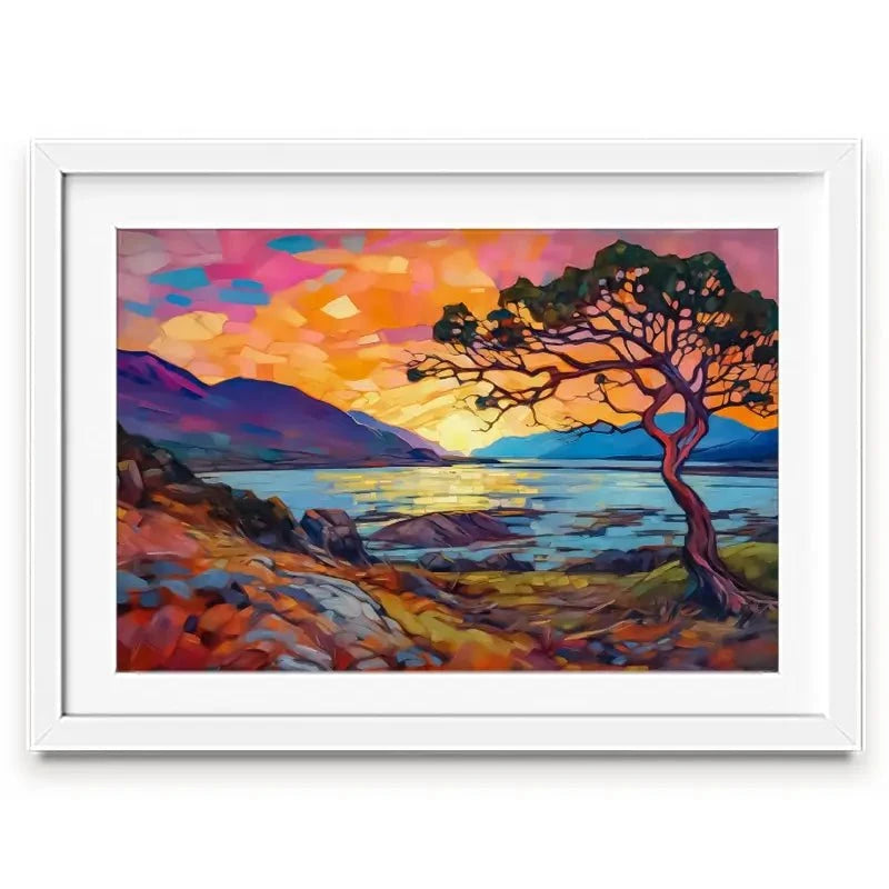 Lonesome Pine Framed Art Print Lonesome Pine Framed Art Print wall art product David Alexander Elder