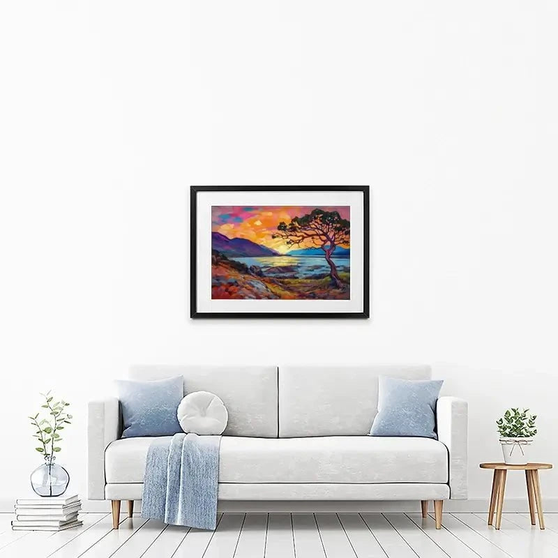 Lonesome Pine Framed Art Print Lonesome Pine Framed Art Print wall art product David Alexander Elder