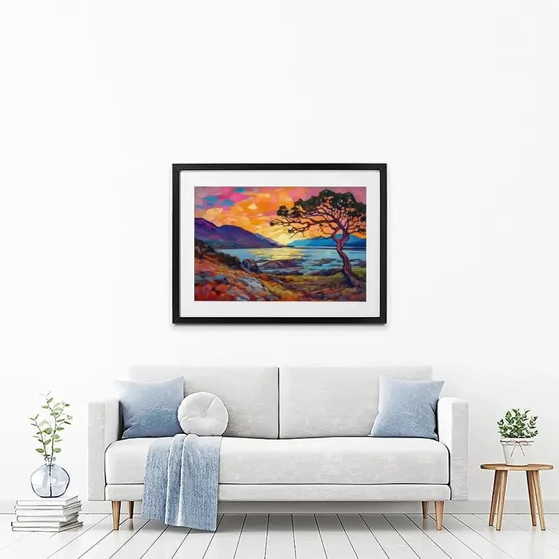 Lonesome Pine Framed Art Print Lonesome Pine Framed Art Print wall art product David Alexander Elder