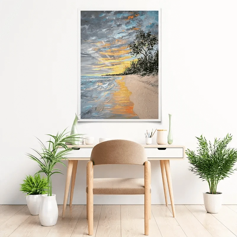 Longpoint Glow Art Print Longpoint Glow Art Print wall art product Nada Khatib