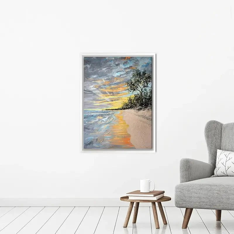 Longpoint Glow Canvas Print Longpoint Glow Canvas Print wall art product Nada Khatib