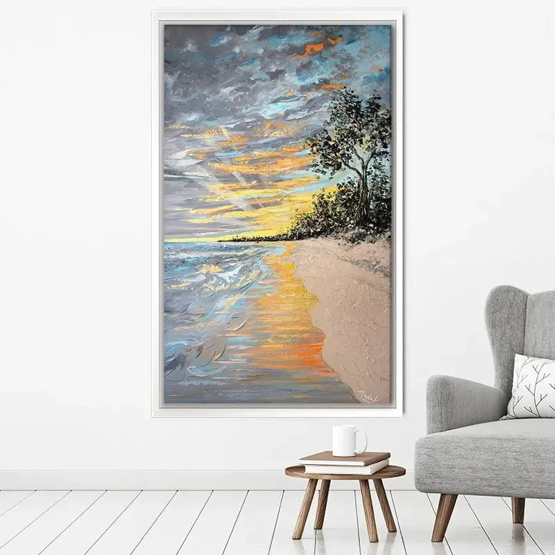 Longpoint Glow Canvas Print Longpoint Glow Canvas Print wall art product Nada Khatib