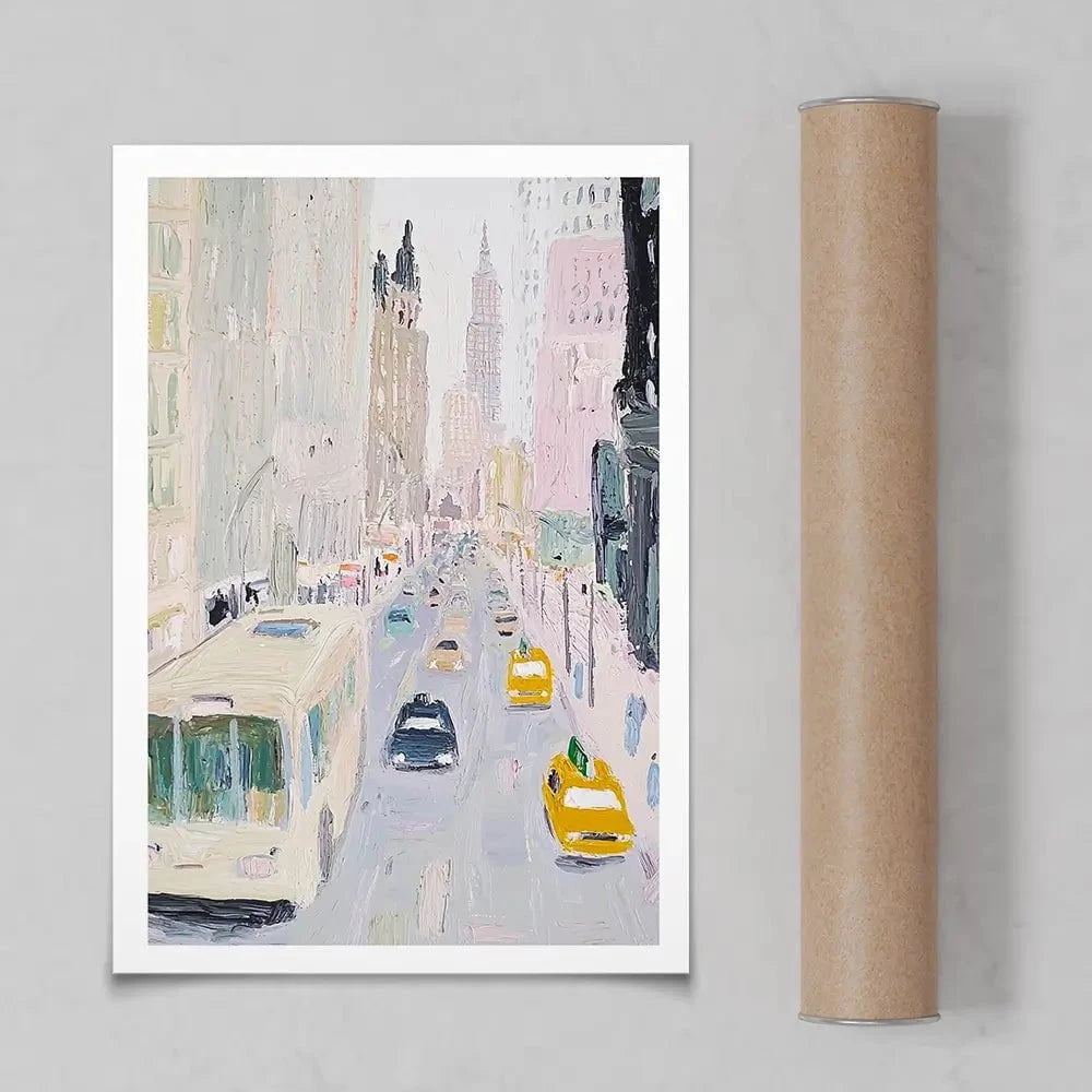 Looking Up Fifth Ave 2 Art Print Looking Up Fifth Ave 2 Art Print wall art product Walker Noble