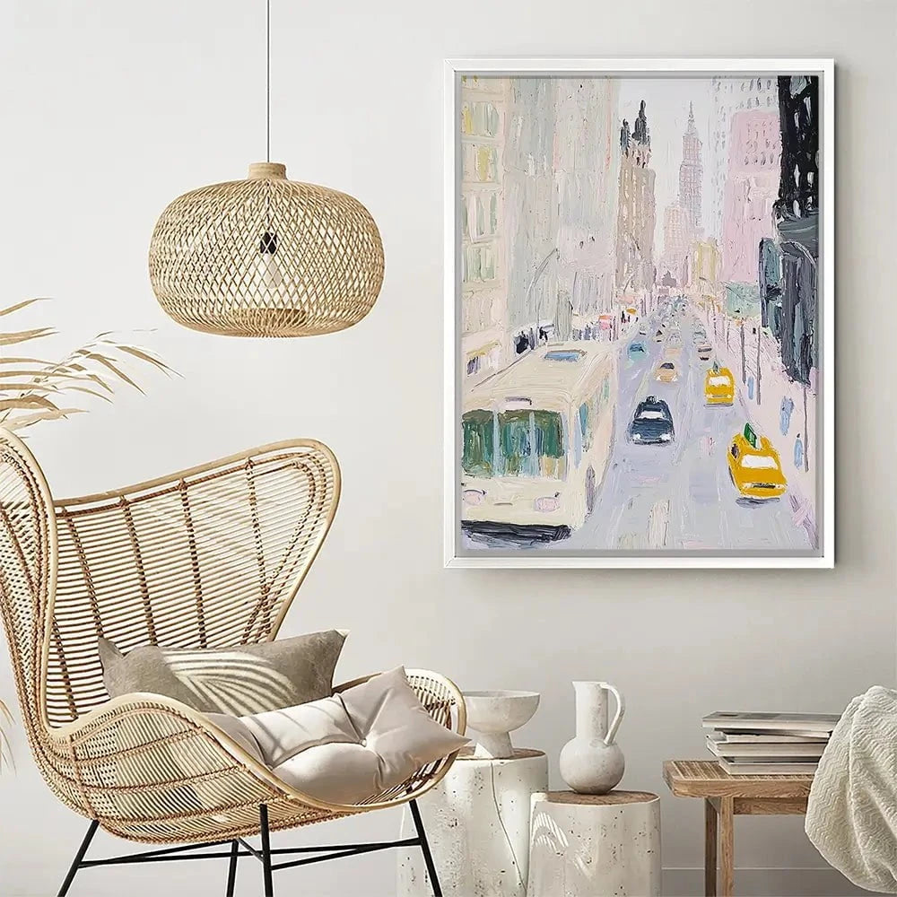 Looking Up Fifth Ave 2 Canvas Print Looking Up Fifth Ave 2 Canvas Print wall art product Walker Noble