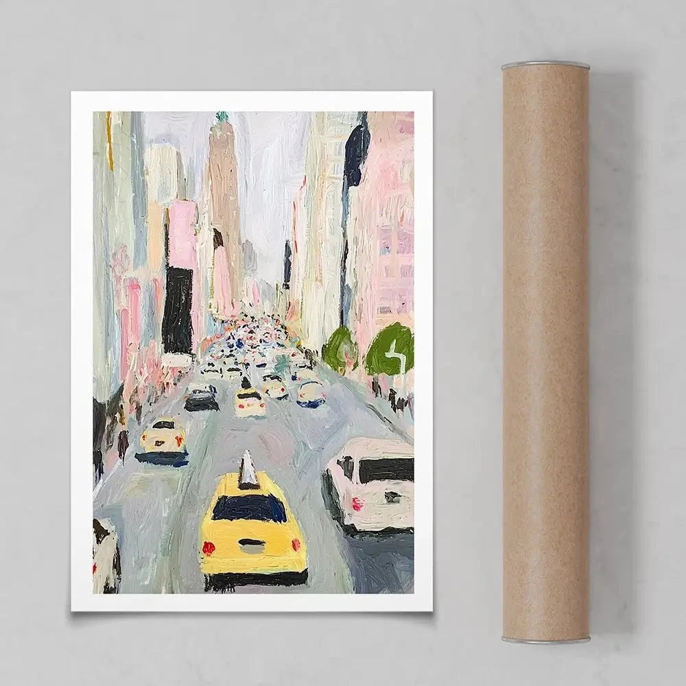 Looking Up Fifth Ave Art Print Looking Up Fifth Ave Art Print wall art product Walker Noble