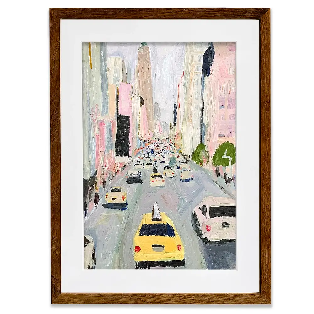 Looking Up Fifth Ave Framed Art Print Looking Up Fifth Ave Framed Art Print wall art product Walker Noble
