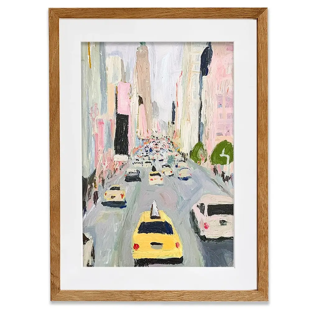 Looking Up Fifth Ave Framed Art Print Looking Up Fifth Ave Framed Art Print wall art product Walker Noble