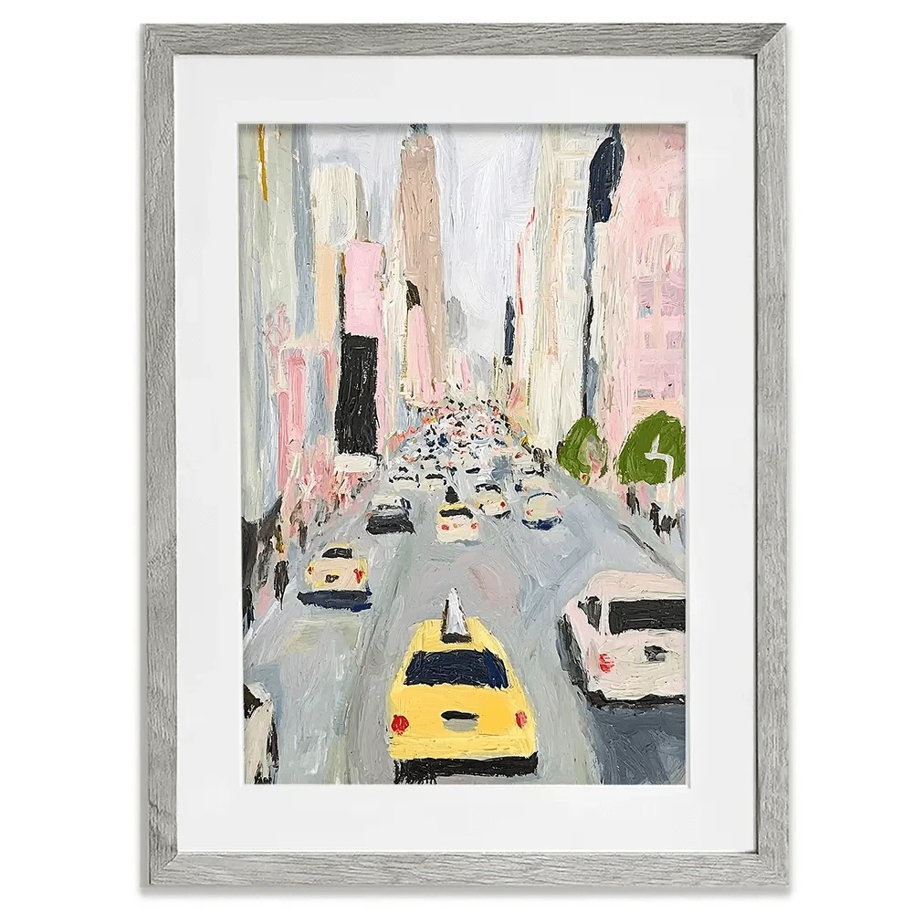 Looking Up Fifth Ave Framed Art Print Looking Up Fifth Ave Framed Art Print wall art product Walker Noble