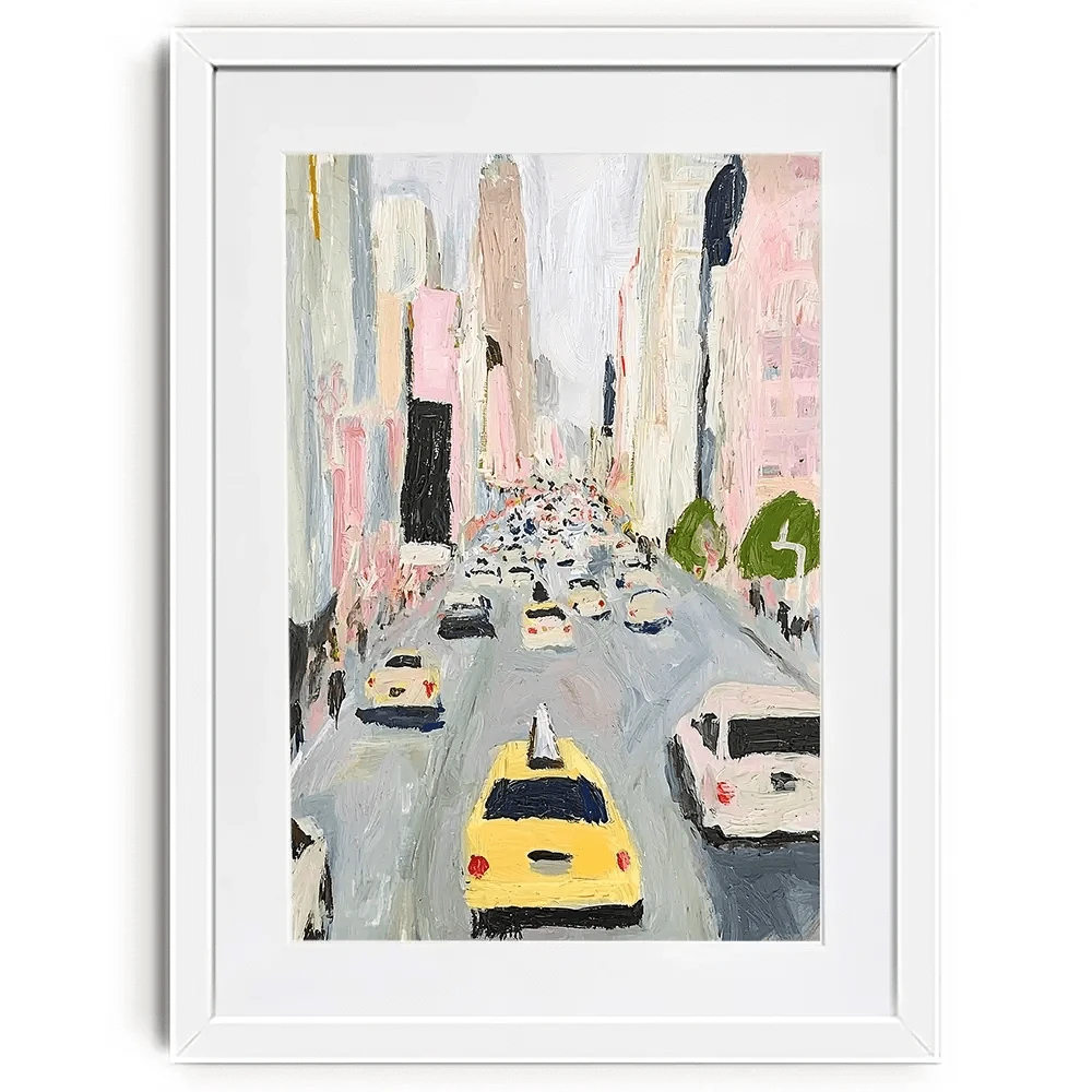 Looking Up Fifth Ave Framed Art Print Looking Up Fifth Ave Framed Art Print wall art product Walker Noble